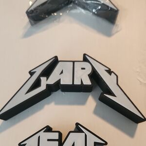 Heavy Metal / Rock Desk Or Shelf Nameplate